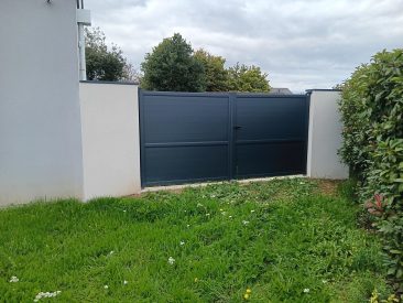 Portail aluminium 2V - Redon Clôture Aménagement